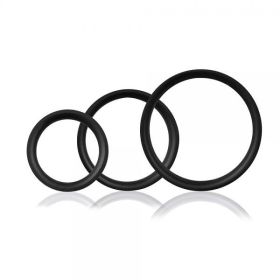 Ringo Pro X3 Black 3 Silicone Cock Rings