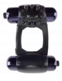 Fantasy C Ringz Duo Vibrating Super Ring Black